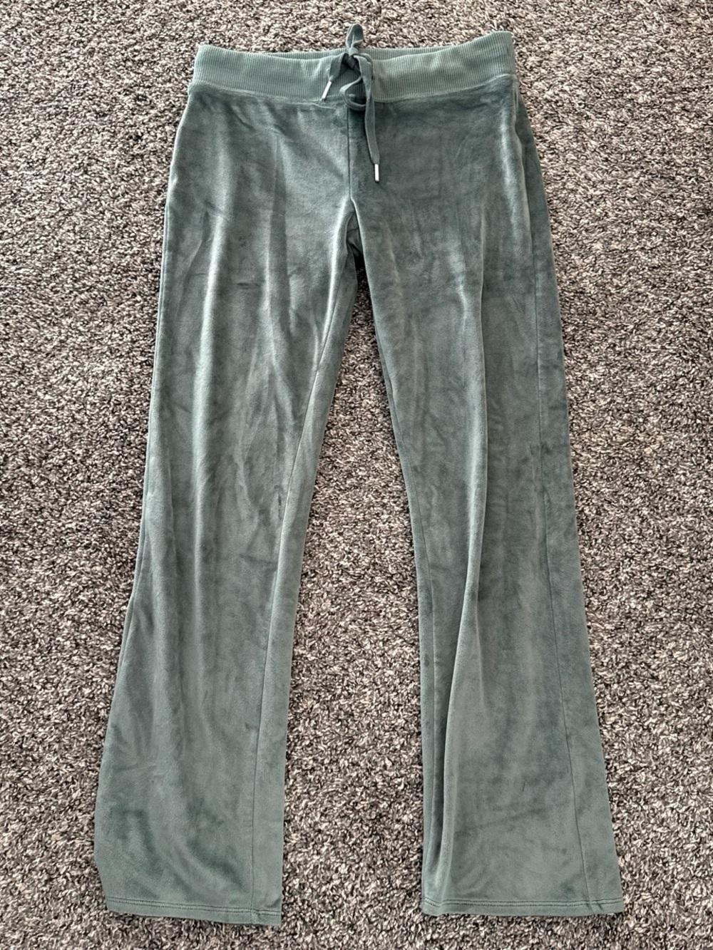 aerie Olive Green Ribbed Waist Lounge Pants